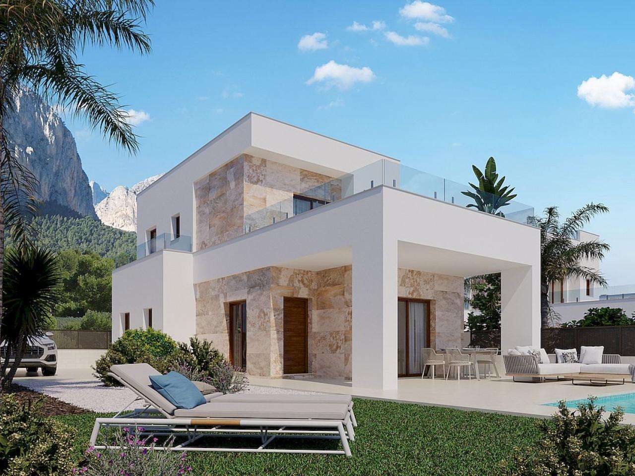 Neubau Villas mit 3 Schlafzimmern und 4 Badezimmern in Polop| Ref: MA-2218 – Polop