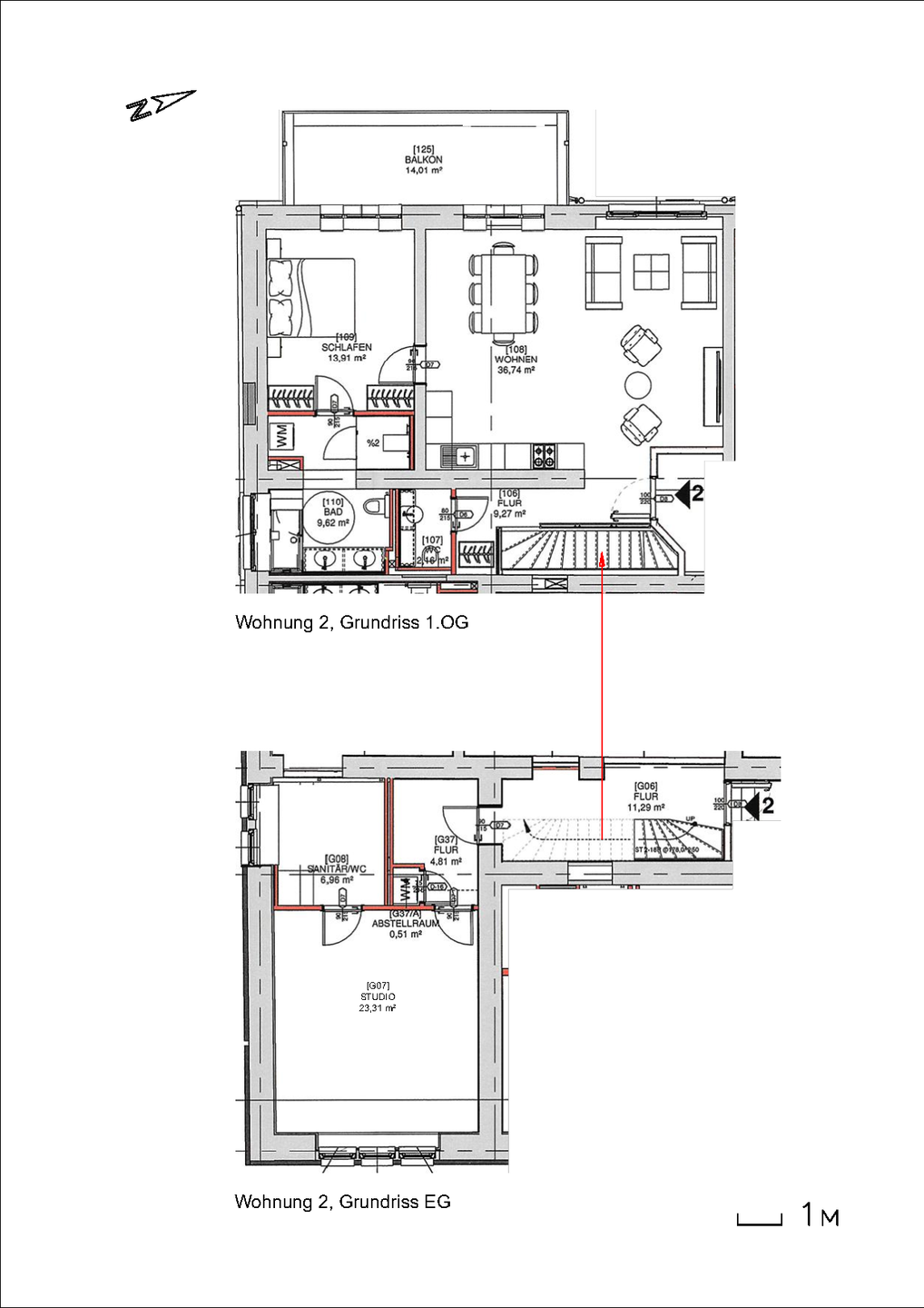 Traumhafte Maisonette-Altbauwohnung mit Balkon und Keller in Dahlem – Berlin