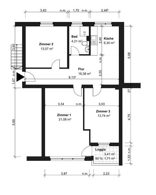 Charmante 3-Zimmer-Wohnung – ideal für Paare und kleine Familien! - fußläufig zur S-Bahn Zehlendorf – Berlin