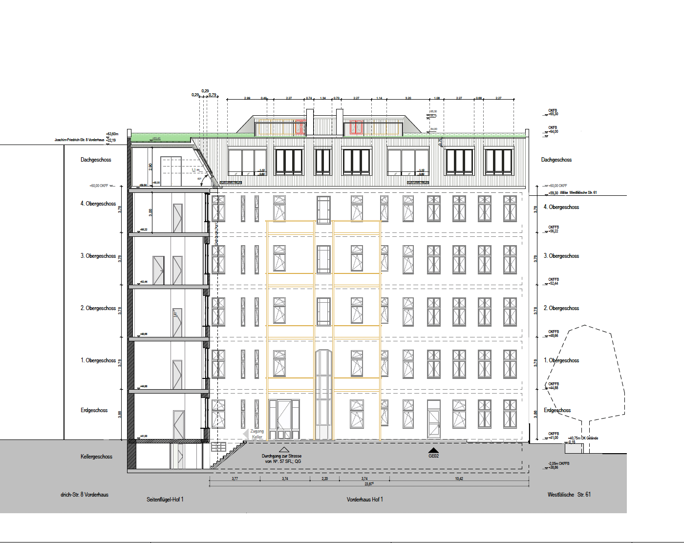 Exklusiver 3,5-Zimmer-Dachgeschossneubau mit Aufdachterrasse nur 250 Meter vom Ku'damm – Berlin