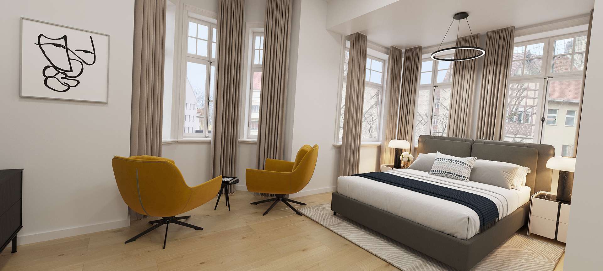 Maisonette-Wohnung mit 4 Zimmern in kernsaniertem Baudenkmal – Berlin