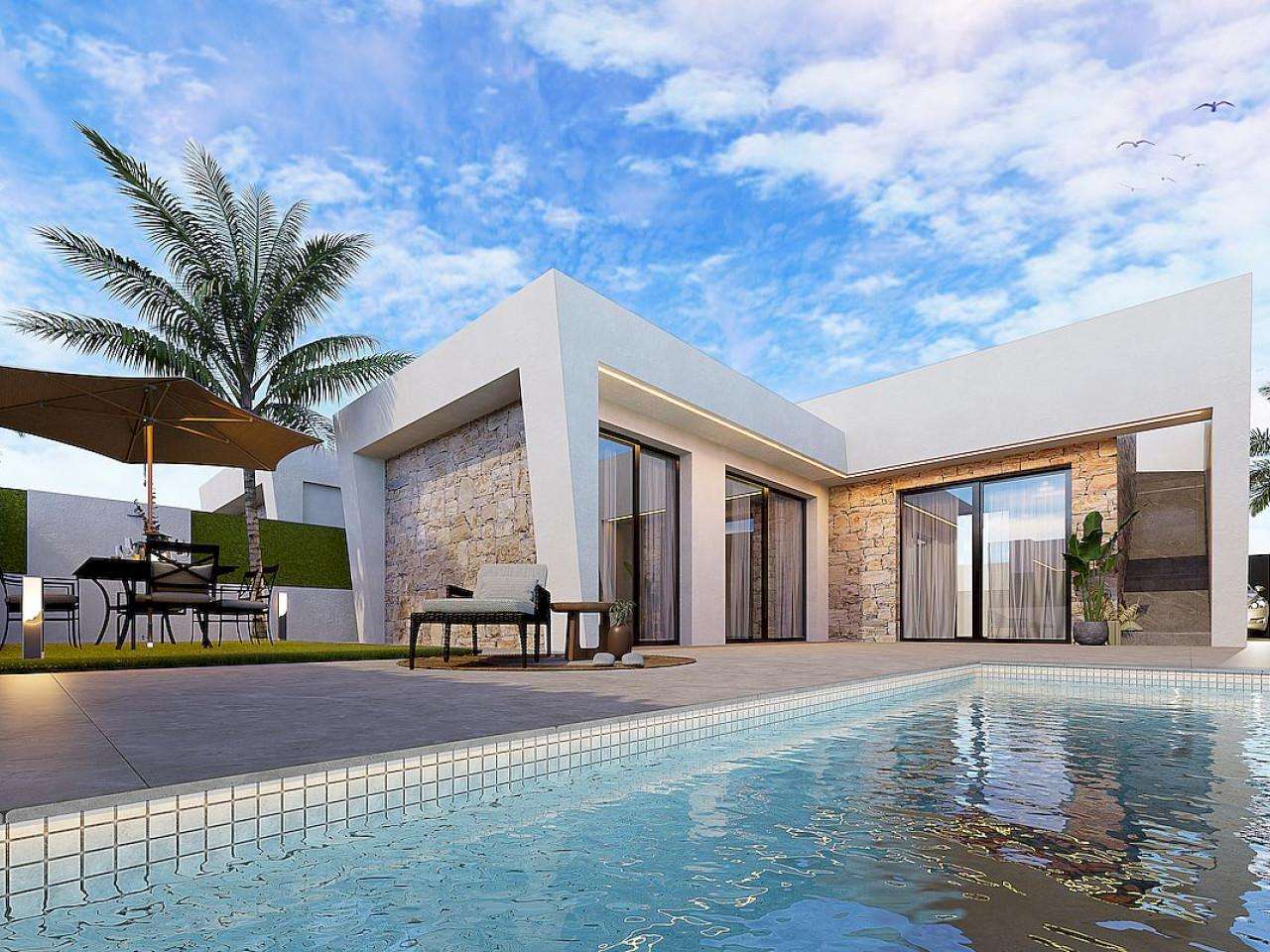 Neubau Villas mit 3 Schlafzimmern und 2 Badezimmern in Torrepacheco| Ref: MA-1775C – Torrepacheco