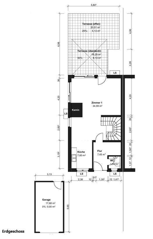 Modernes stylisches Wohlfühloase A+ Kamin FBH – Kleinmachnow