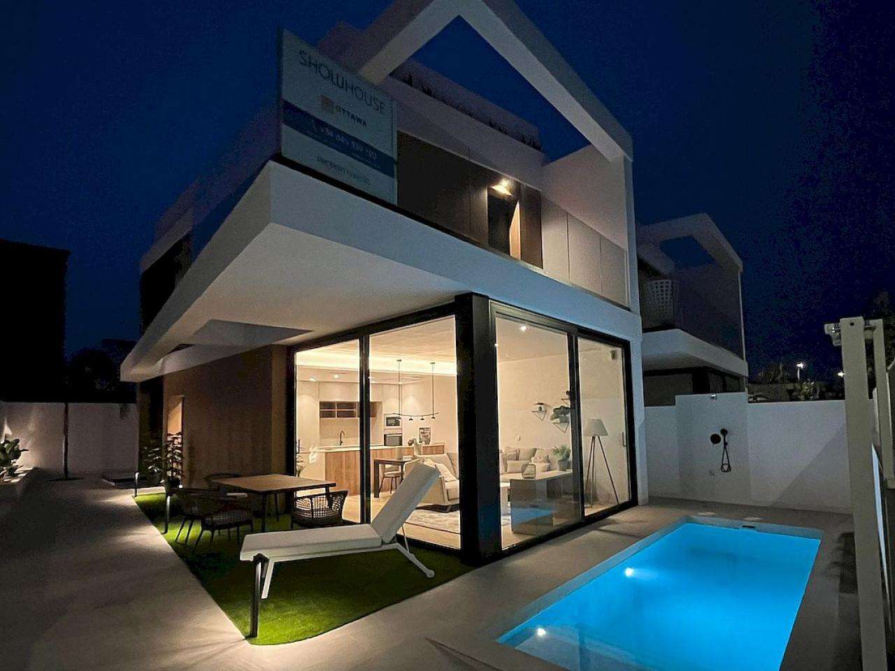 Neubau Villas mit 3 Schlafzimmern und 3 Badezimmern in Torre de la Horadada| Ref: MA-1901 – Torre de la horadada