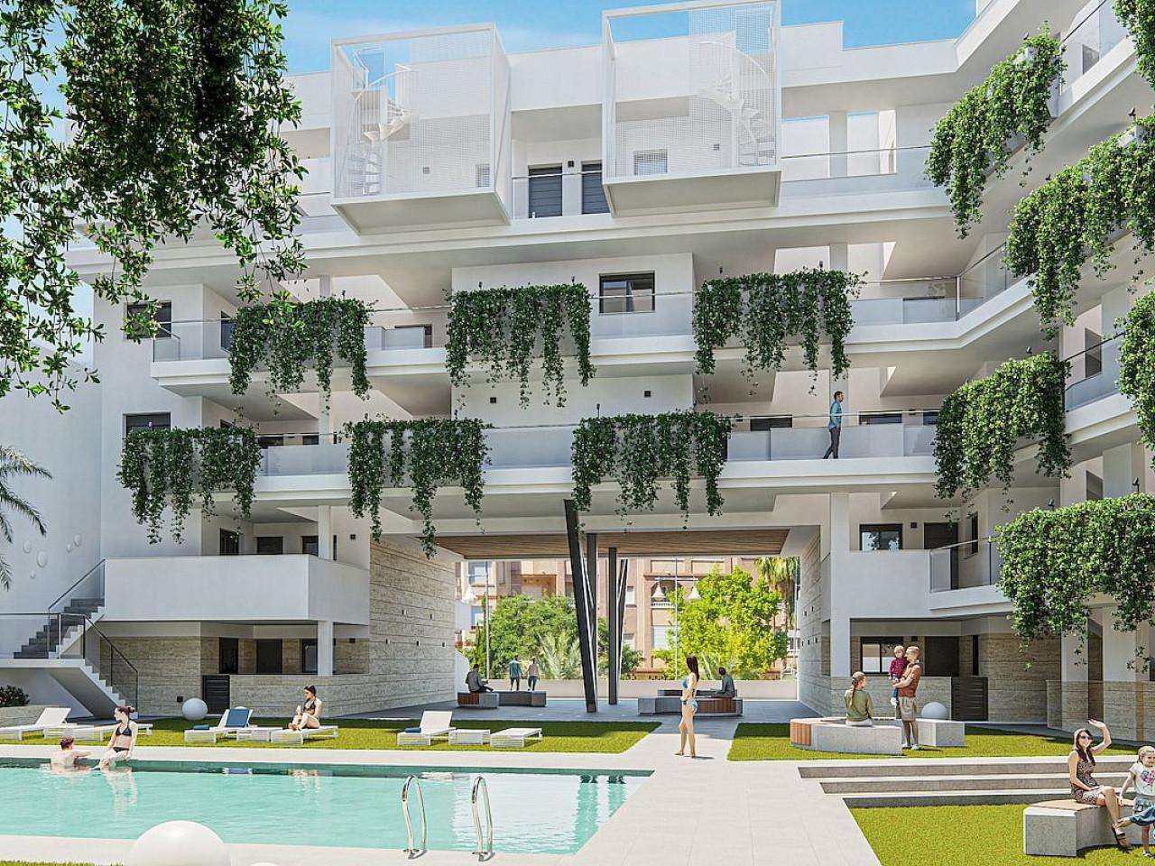 Neubau Penthaus mit 3 Schlafzimmern und 2 Badezimmern in Torrevieja| Ref: MA-2175D – Torrevieja