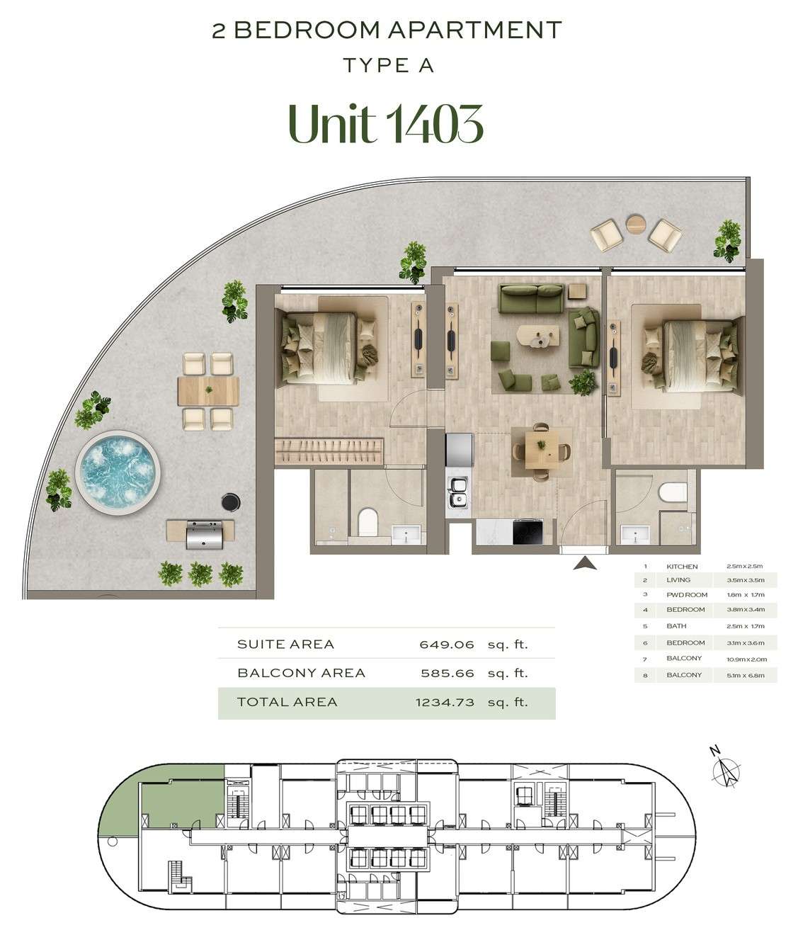 Colibri Views | 3-Zimmer-Apartment | COL/9/904 – Ras Al Khaimah