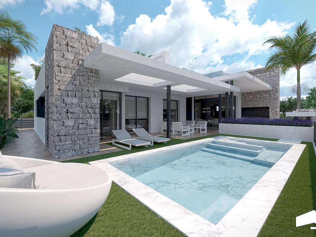 Neubau Villas mit 3 Schlafzimmern und 5 Badezimmern in Torrepacheco| Ref: MA-2083B – Torrepacheco