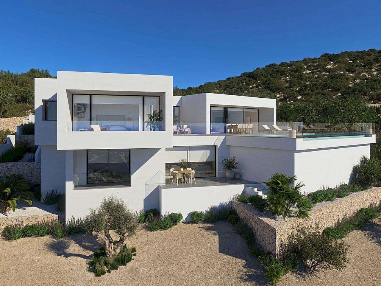 Neubau Villas mit 3 Schlafzimmern und 4 Badezimmern in Benitachell| Ref: MA-782C – Benitachell