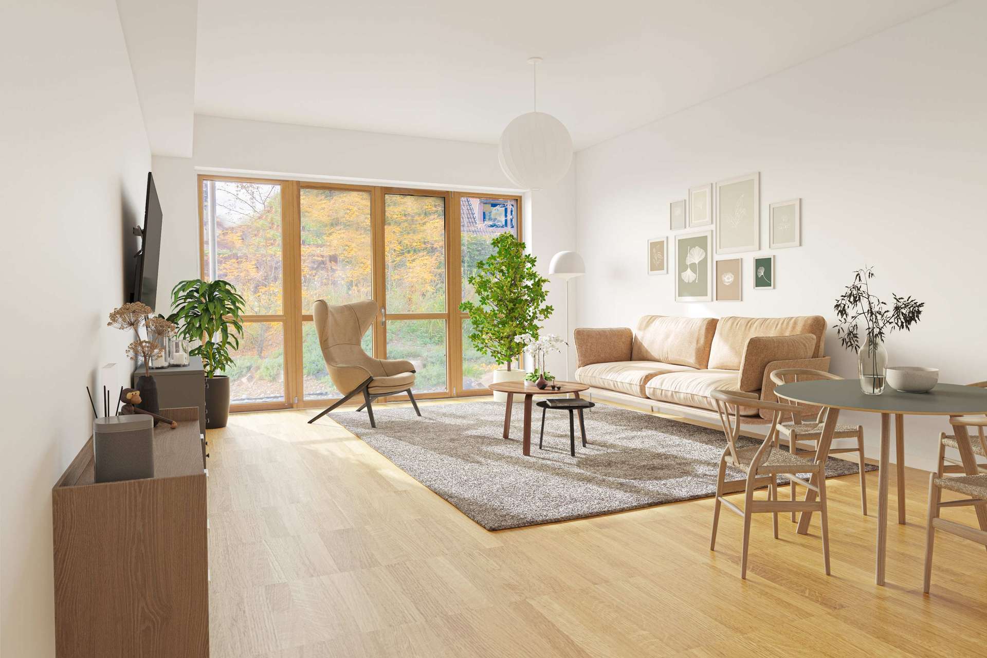 Moderne Erdgeschosswohnung mit Terrasse und Gartenstück für Singles oder Paare – Laatzen