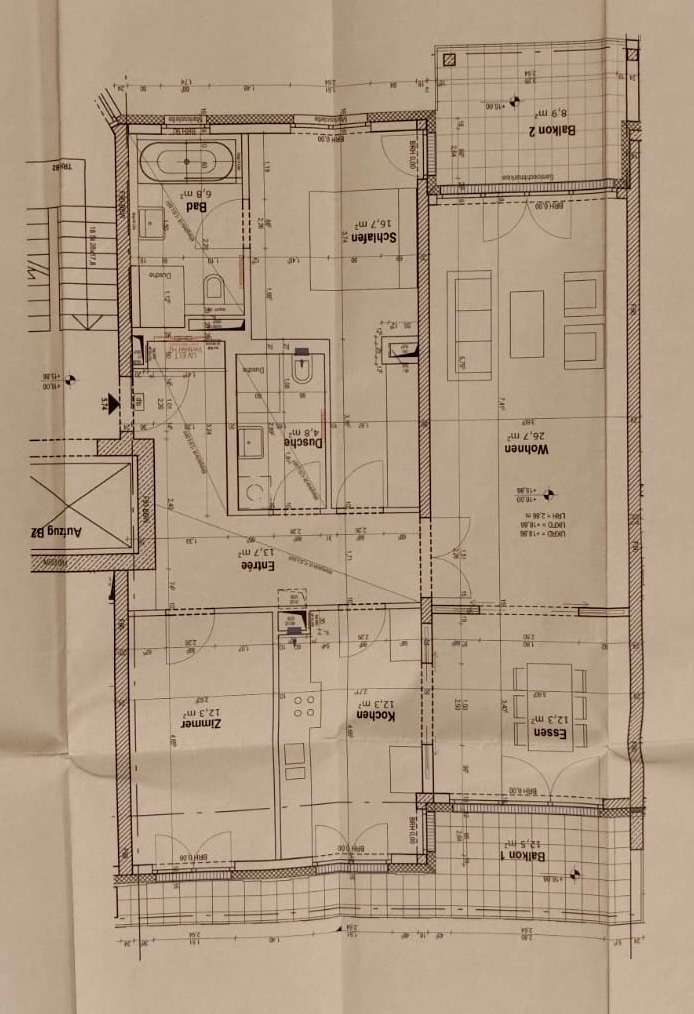 Exklusive 3-Zimmer-Neubauwohnung mit zwei Terrassen und Tiefgaragenstellplatz – Berlin