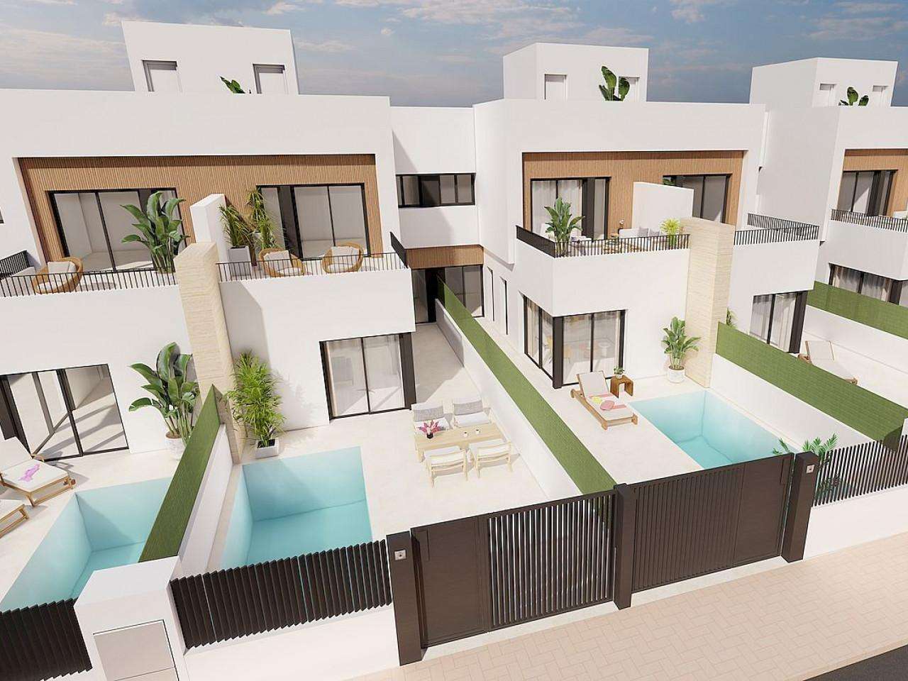 Neubau Villas mit 3 Schlafzimmern und 3 Badezimmern in San Javier| Ref: MA-2316B – San javier