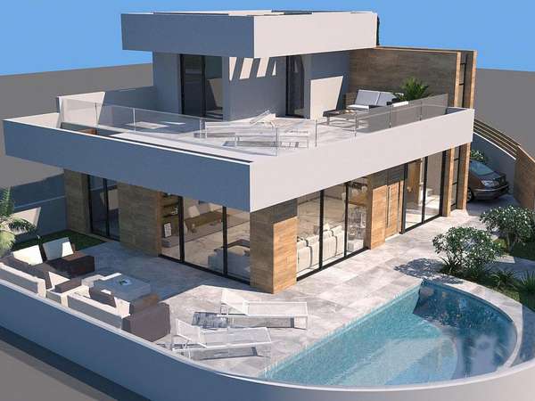 Neubau Villas mit 3 Schlafzimmern und 2 Badezimmern in Ciudad Quesada| Ref: MA-1730C