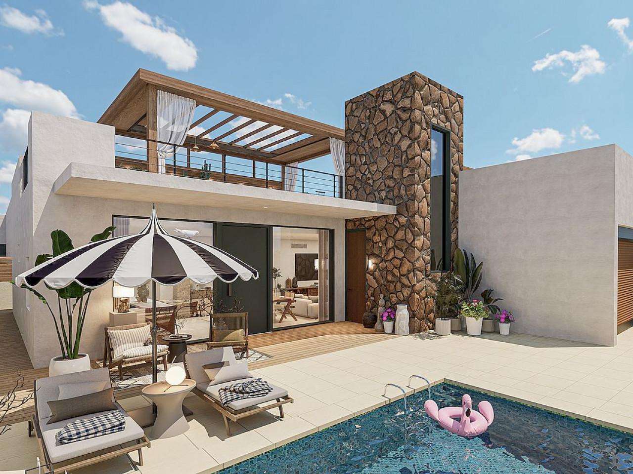 Neubau Villas mit 3 Schlafzimmern und 3 Badezimmern in Fuente Alamo| Ref: MA-2162F – Fuente alamo