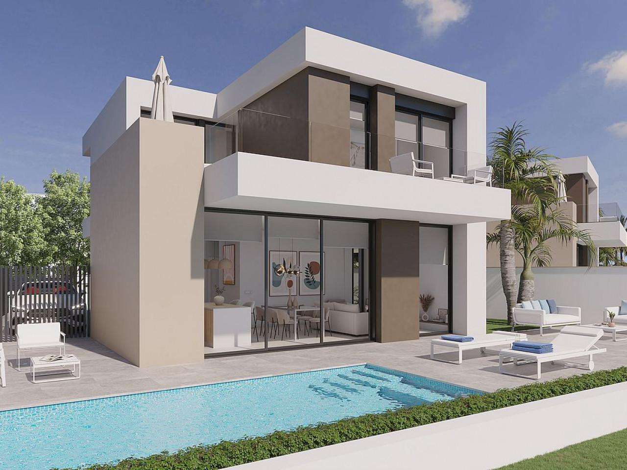 Neubau Villas mit 3 Schlafzimmern und 3 Badezimmern in San Javier| Ref: MA-2330 – San javier