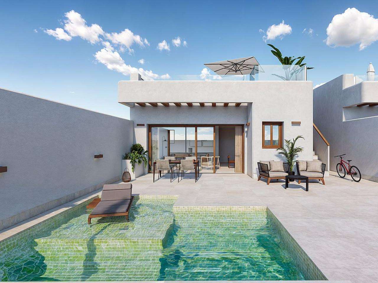 Neubau Villas mit 3 Schlafzimmern und 2 Badezimmern in Torrepacheco| Ref: MA-2180B – Torrepacheco