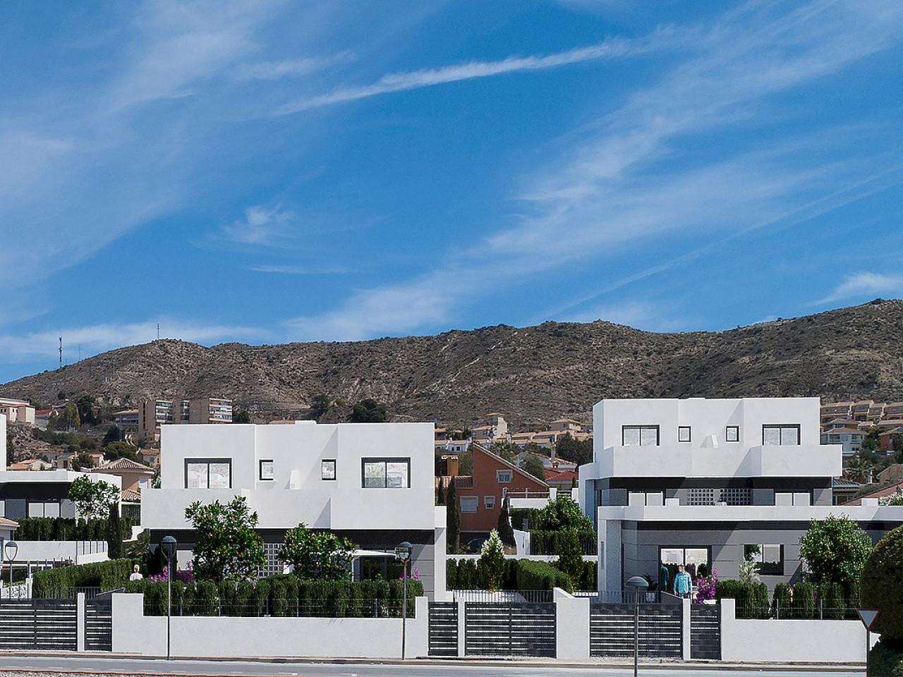 Neubau Villas mit 3 Schlafzimmern und 3 Badezimmern in Busot| Ref: MA-553F – Busot
