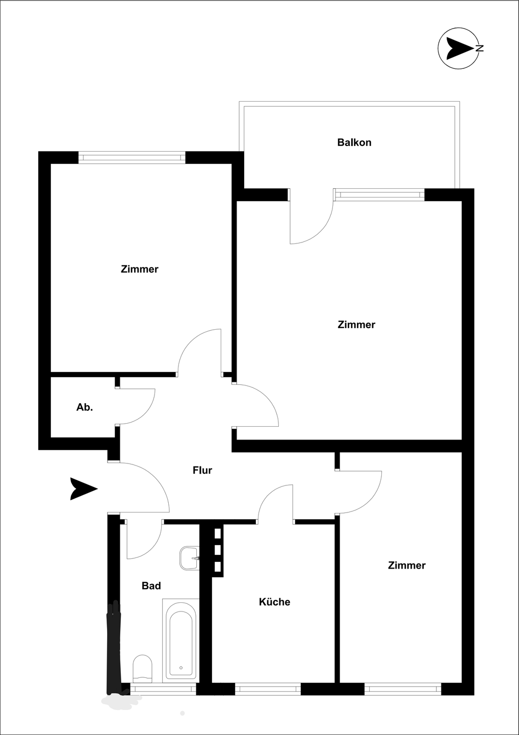 Top Angebot: 3-Zimmer-Wohnung inkl. Stellplatz für 349.000 € – perfekt für Eigenbedarf oder Kapital! – Berlin