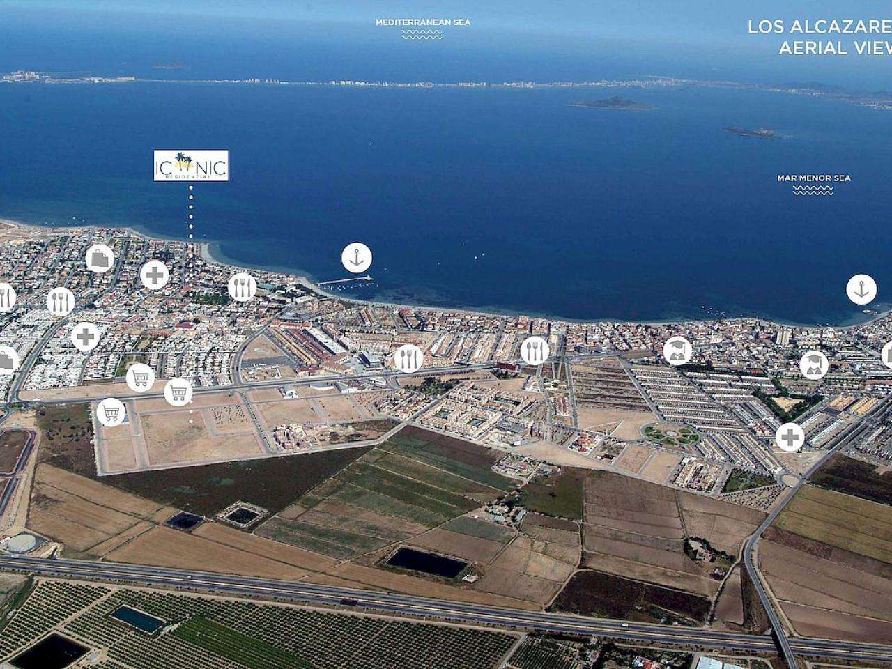 Neubau Apartments mit 2 Schlafzimmern und 2 Badezimmern in Los Alcazares| Ref: MA-2349 – Los alcazares