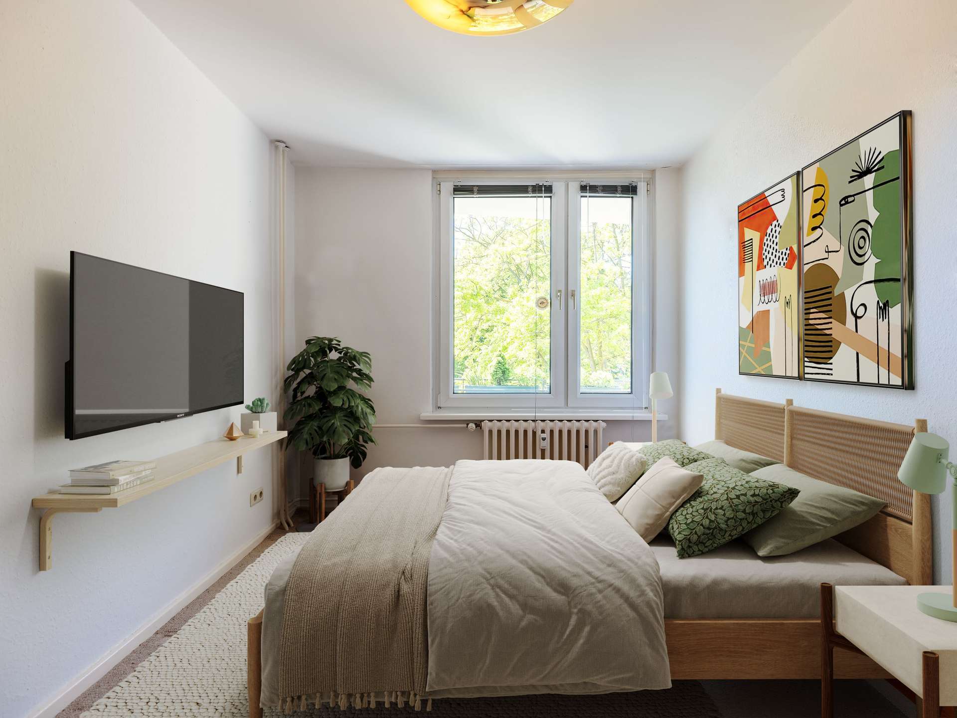 Gut geschnittene 3-Zimmer-Wohnung mit Balkon in Berlin-Westend – Berlin