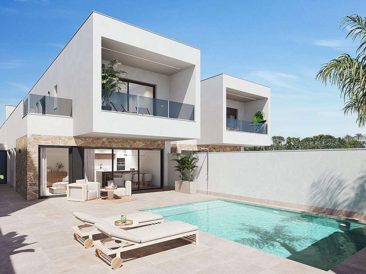 Neubau Villas mit 3 Schlafzimmern und 3 Badezimmern in San Pedro del Pinatar| Ref: MA-2184 – San pedro del pinatar