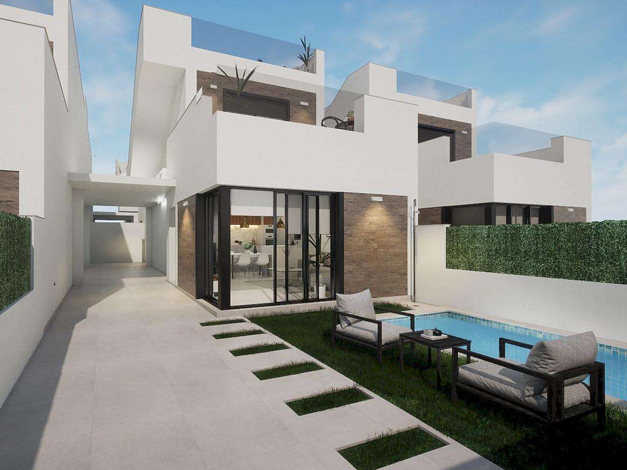 Neubau Villas mit 3 Schlafzimmern und 2 Badezimmern in Los Alcazares| Ref: MA-2274 – Los alcazares