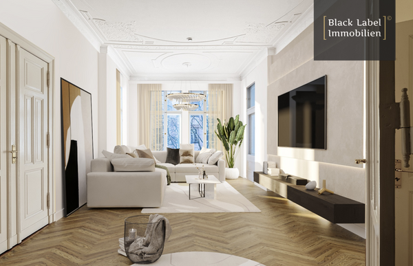 Repräsentative Altbauwohnung: 4-Zimmer im begehrten Berlin-Westend