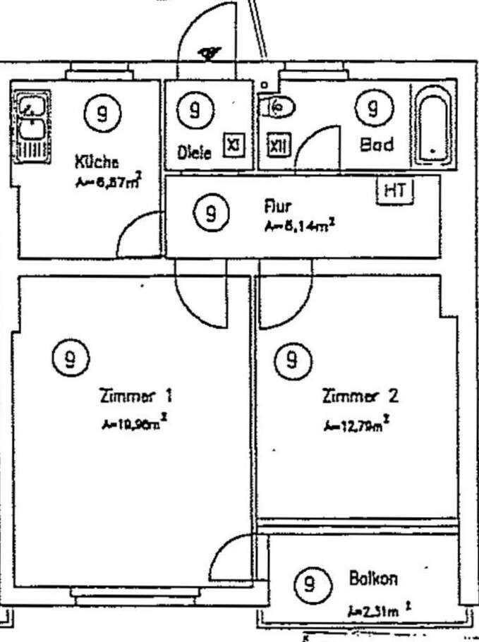 Highlight in der Zillestraße: sanierte 2-Zimmer-Wohnung mit Balkon & moderner Ausstattung – Berlin
