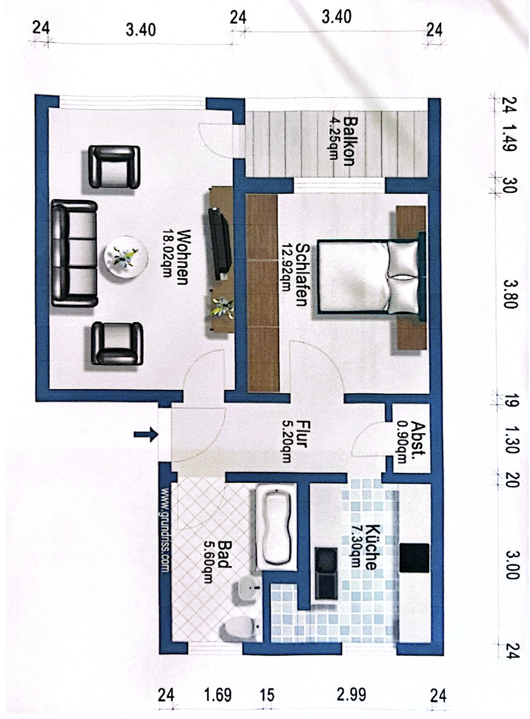 2 Zimmer Kapitalanlage in Wandsbek – Hamburg
