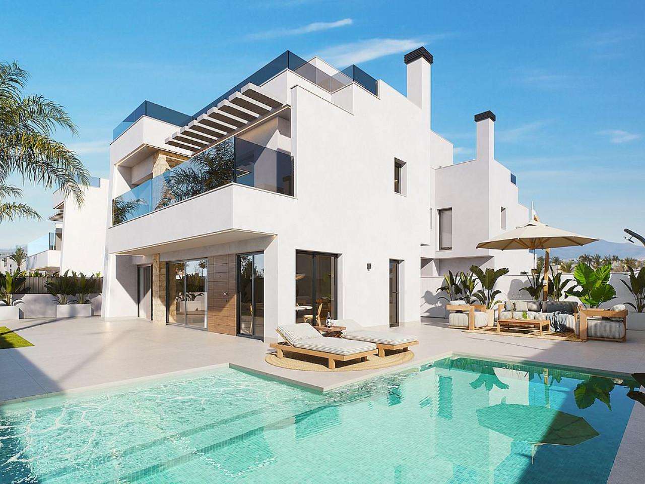 Neubau Villas mit 4 Schlafzimmern und 5 Badezimmern in Torrepacheco| Ref: MA-2360 – Torrepacheco