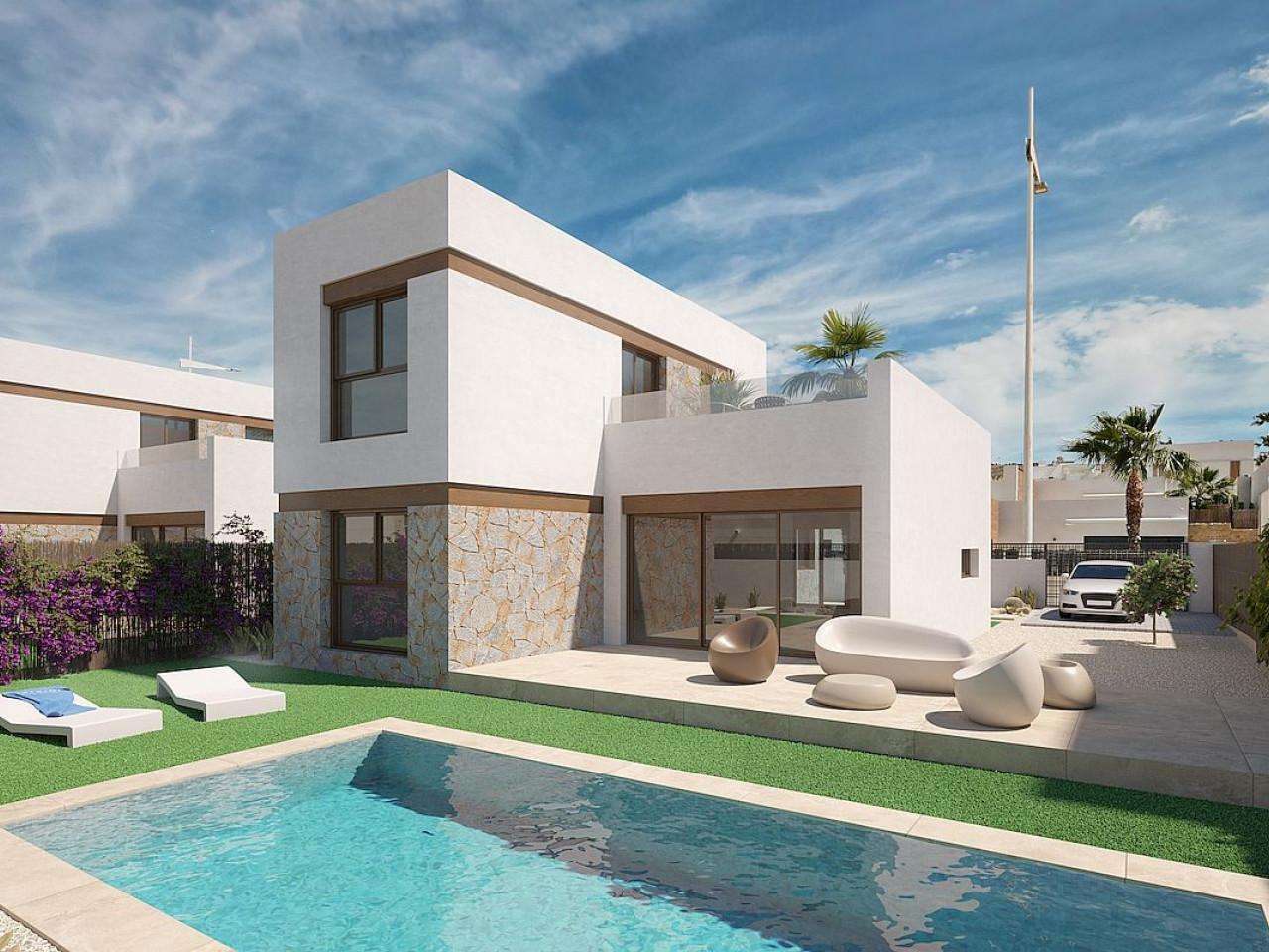 Neubau Villas mit 3 Schlafzimmern und 2 Badezimmern in Algorfa| Ref: MA-2113B – Algorfa