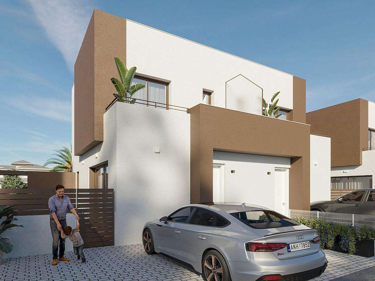 Neubau Villas mit 3 Schlafzimmern und 3 Badezimmern in La Marina| Ref: MA-2348 – La marina