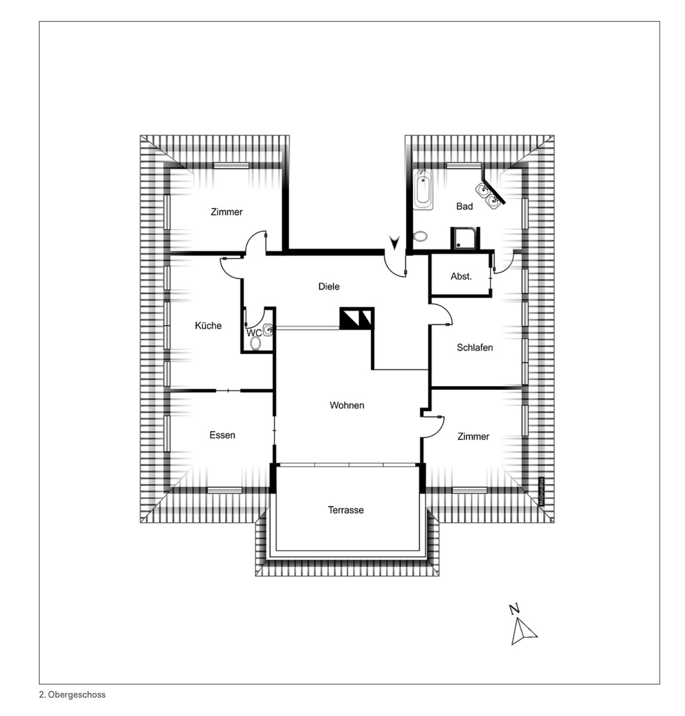 Berlin-Grunewald: Etagenwohnung in Villa mit separater Wellness-Etage und 12-Meter- Indoorpool – Berlin