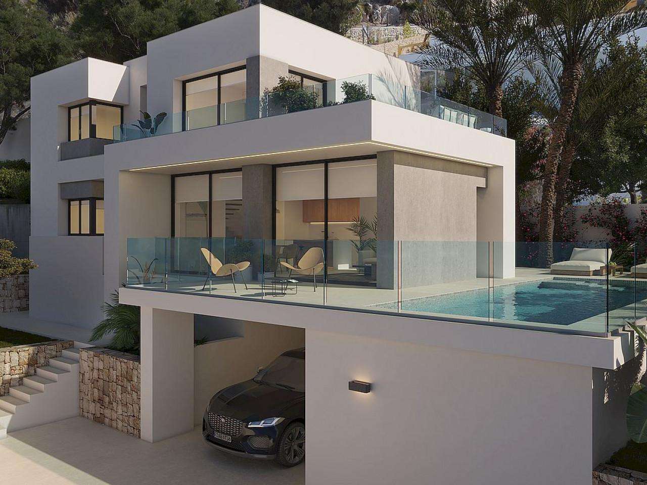Neubau Villas mit 3 Schlafzimmern und 3 Badezimmern in Benitachell| Ref: MA-1591G – Benitachell