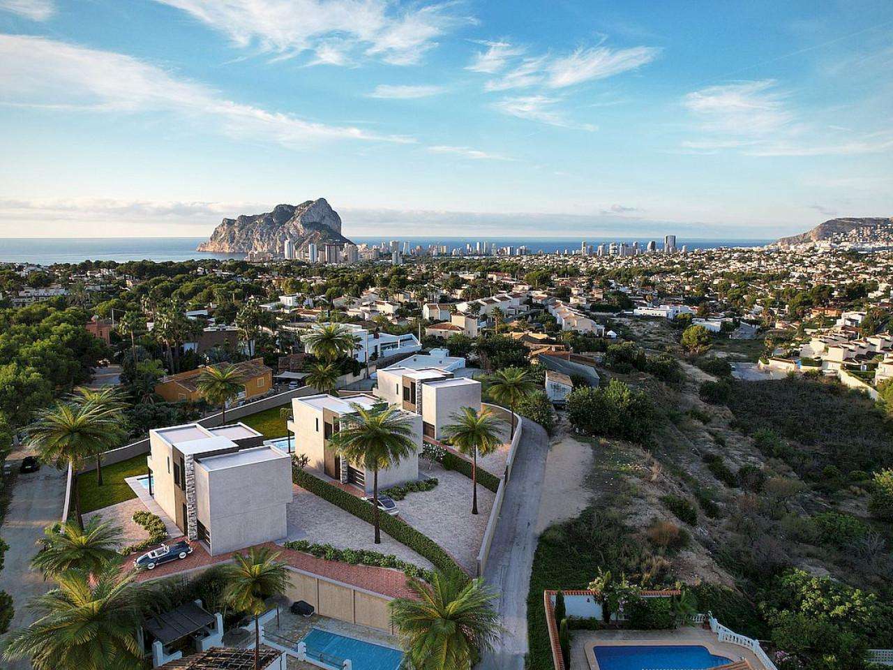 Neubau Villas mit 3 Schlafzimmern und 3 Badezimmern in Calpe| Ref: MA-2216 – Calpe