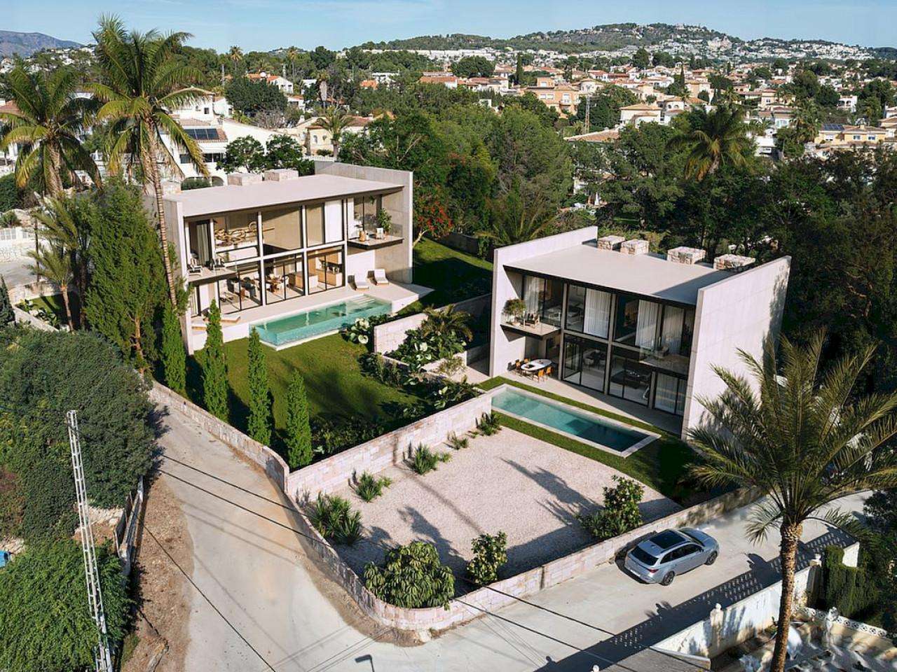 Neubau Villas mit 3 Schlafzimmern und 4 Badezimmern in Calpe| Ref: MA-2217B – Calpe