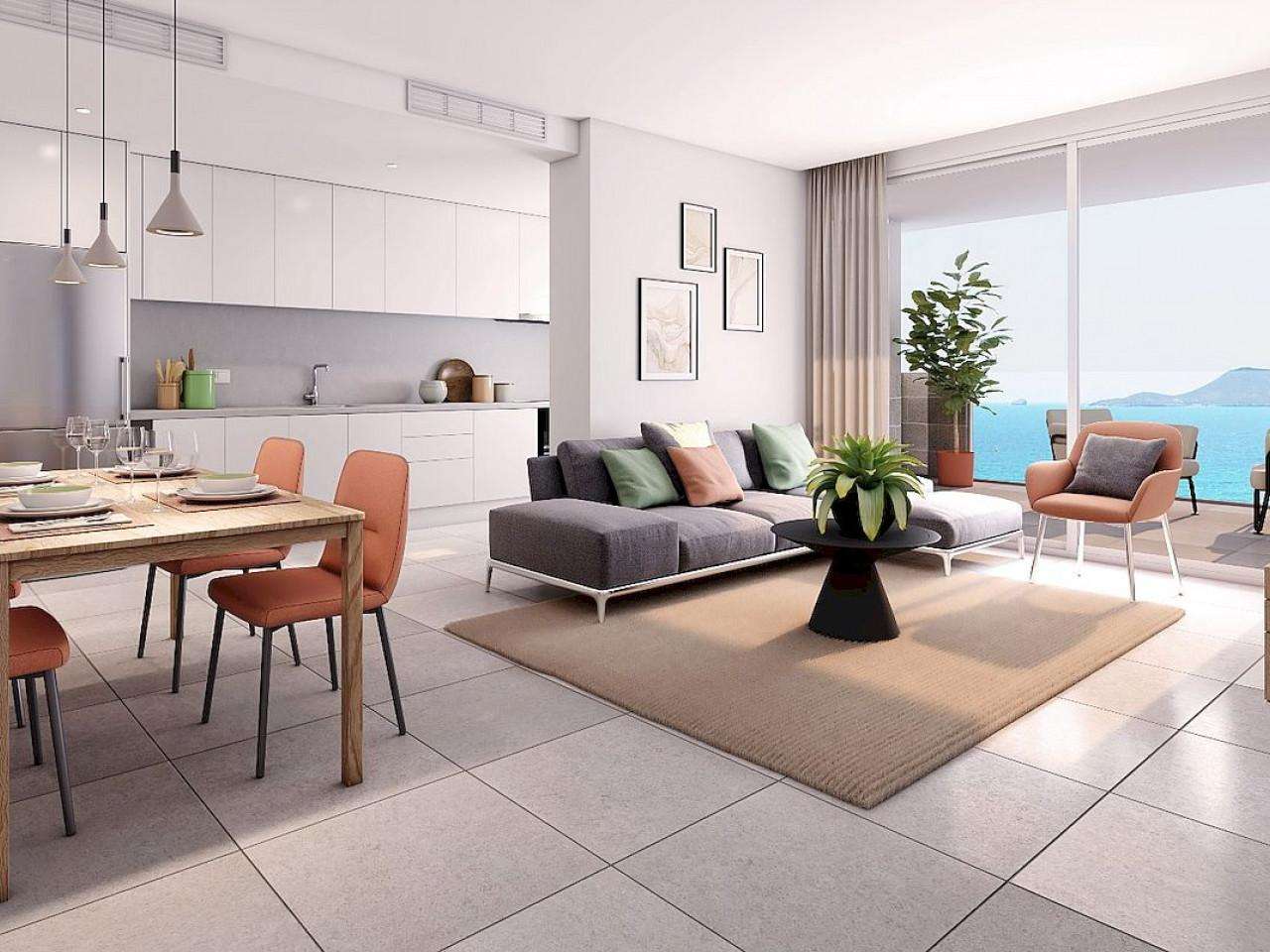 Neubau Apartments mit 3 Schlafzimmern und 2 Badezimmern in La Manga| Ref: MA-1429C – La manga