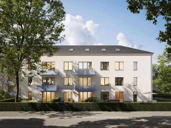 Fertiggestellte 2 Zimmer Neubau Etagenwohnung mit großem Balkon, Stellplatz und Keller