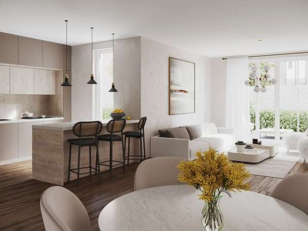 Exclusivo apartamento nuevo de 3 habitaciones en Berlín-Charlottenburg con jardín