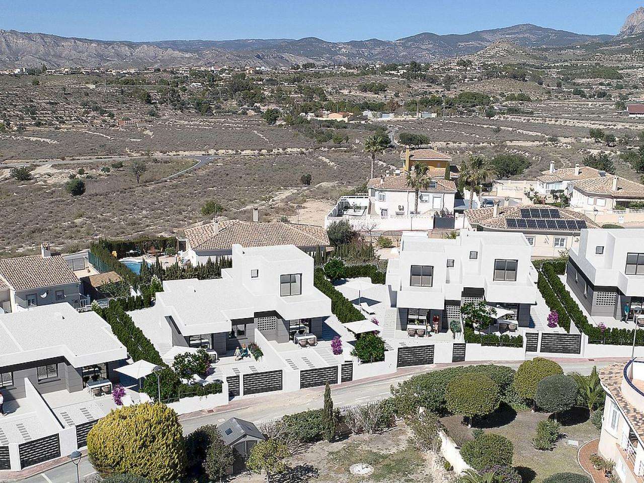 Neubau Villas mit 3 Schlafzimmern und 2 Badezimmern in Busot| Ref: MA-553C – Busot