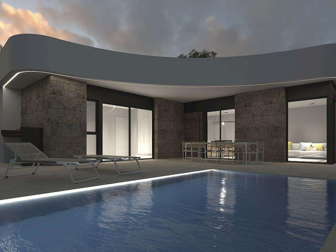 Neubau Villas mit 3 Schlafzimmern und 2 Badezimmern in Los Montesinos| Ref: MA-1940B – Los montesinos