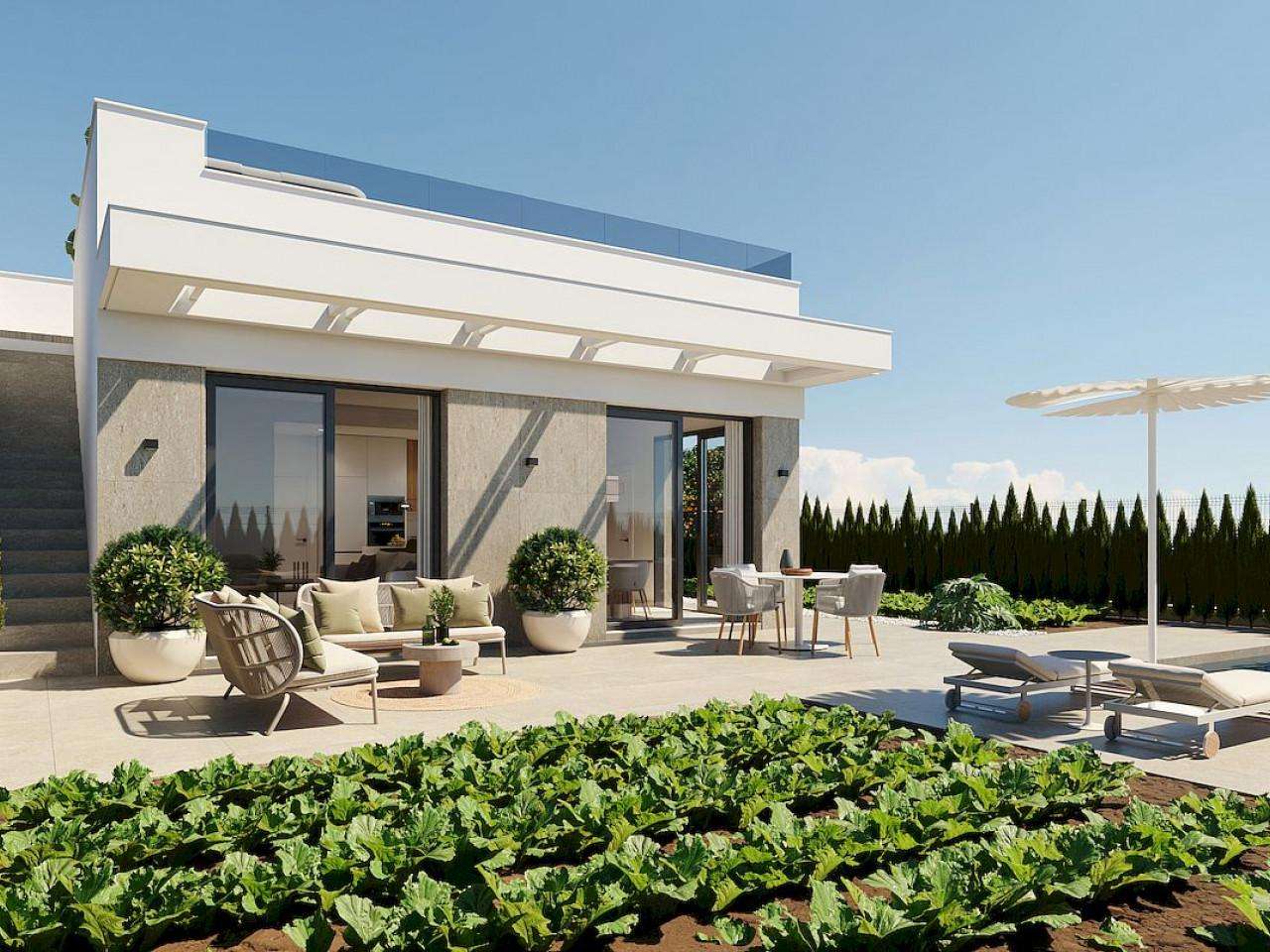 Neubau Villas mit 3 Schlafzimmern und 2 Badezimmern in Fuente Alamo| Ref: MA-2377B – Fuente alamo