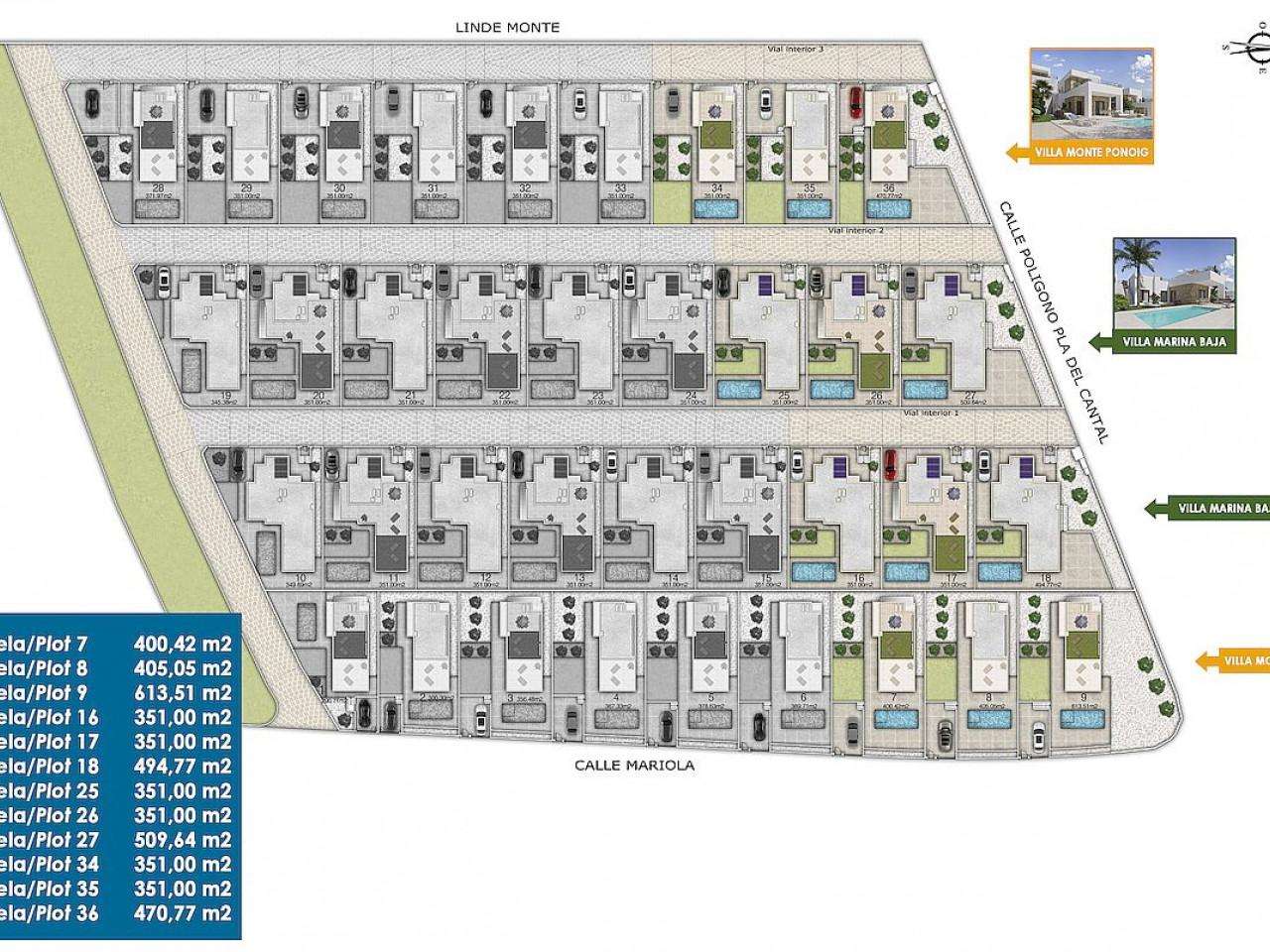 Neubau Villas mit 3 Schlafzimmern und 4 Badezimmern in Polop| Ref: MA-2218 – Polop