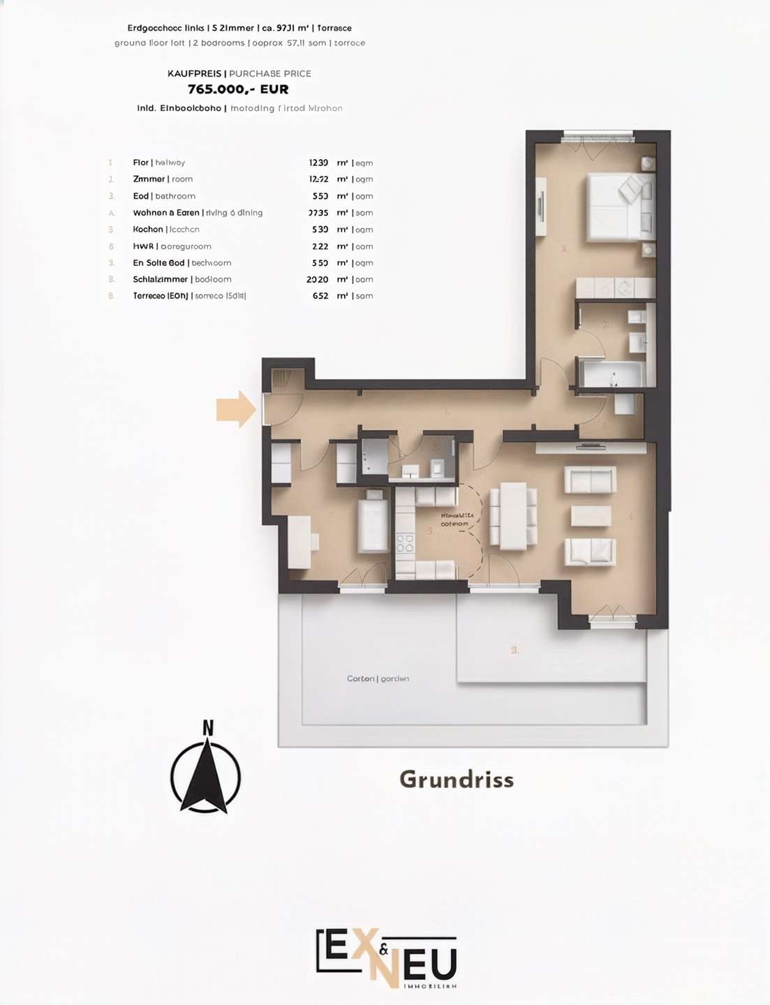 ERSTBEZUG: Komfortabel und Modern: Barrierefreie 3-Zimmer-Terrassenwohnung in Berlin-Wilmersdorf – Berlin