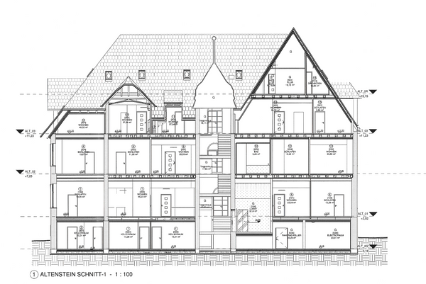 Fertiggestellte Wohnungen in Dahlem - Erstbezug, Altbau mit Aufzug