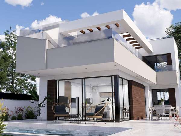Neubau Villas mit 3 Schlafzimmern und 4 Badezimmern in Pilar de la Horadada| Ref: MA-2040B