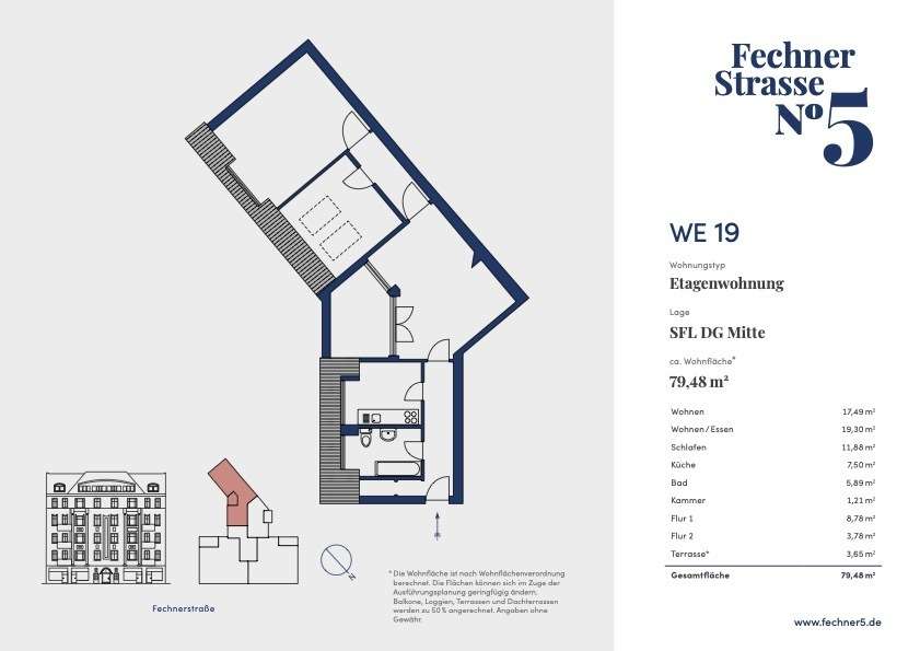 Vermietete Dachgeschosswohnung – Berlin