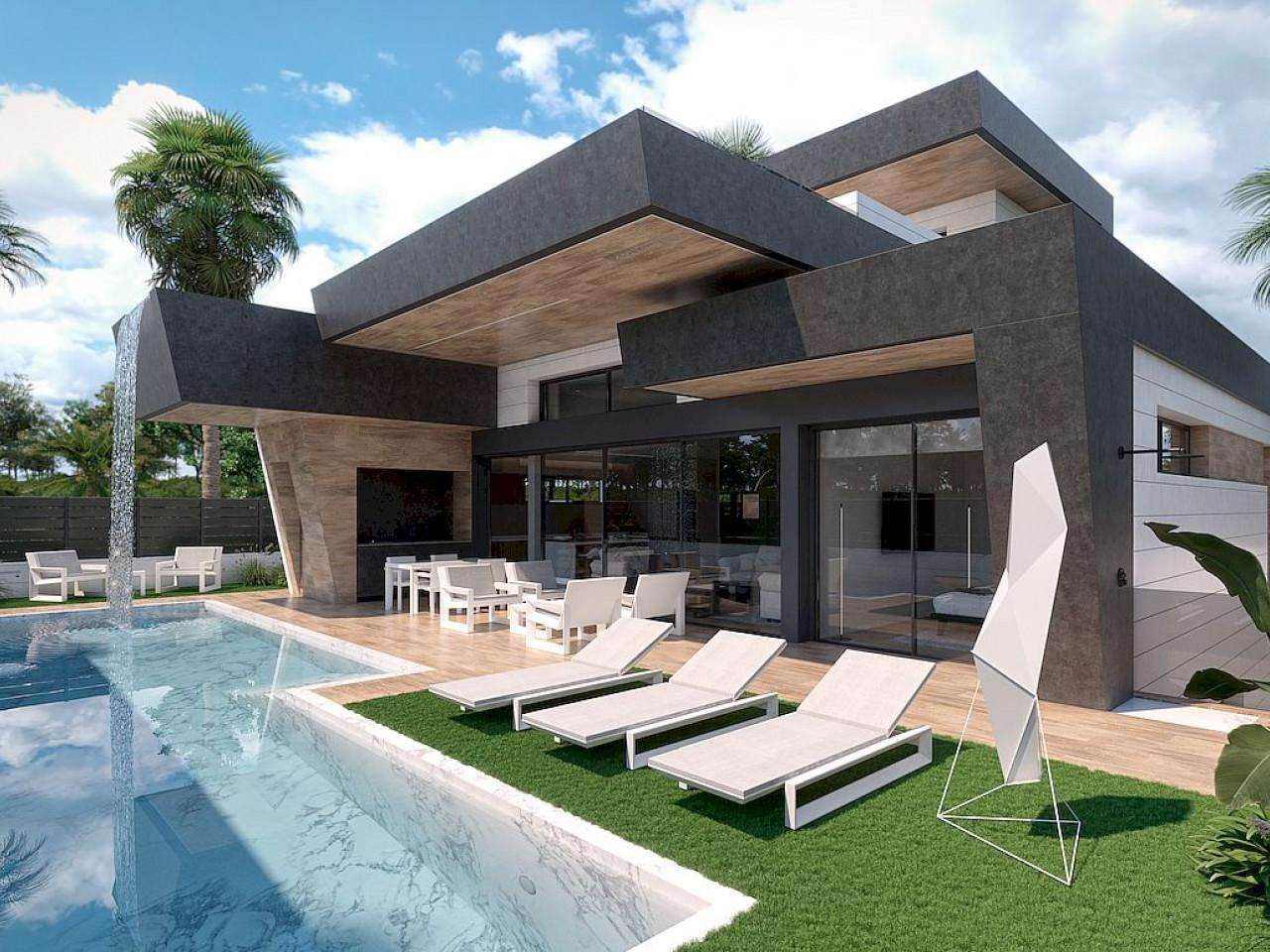 Neubau Villas mit 3 Schlafzimmern und 3 Badezimmern in Torrepacheco| Ref: MA-2083D – Torrepacheco