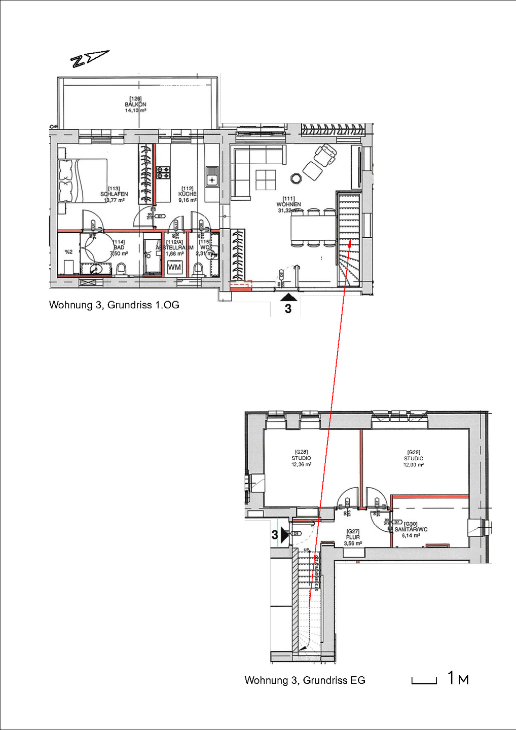 Terrassen-Wohnung in Dahlem - Erstbezug, Altbau mit Aufzug – Berlin