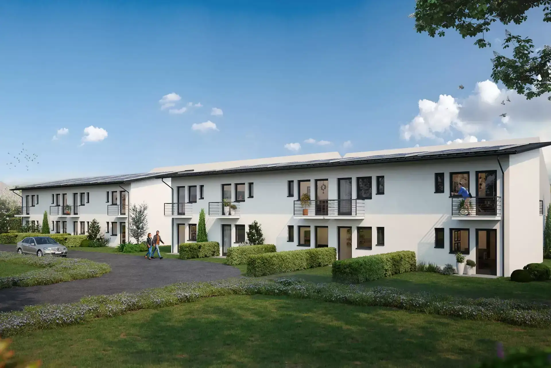Erstbezug Neubau! Komplett möbliert mit 3er Küche und hochwertigen Schreinermöbeln! – Prien am Chiemsee