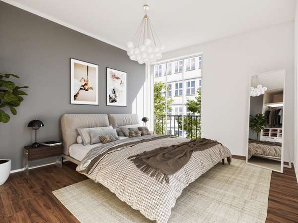 Elegante 3-Zi Neubauwohnung mit Garten in Berlin – Erstbezug mit gehobener Ausstattung